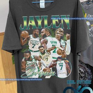 Vintage 90s Basketball Bootleg Style T-shirt, Jaylen Brown Graphic Tee, Jaylen B
